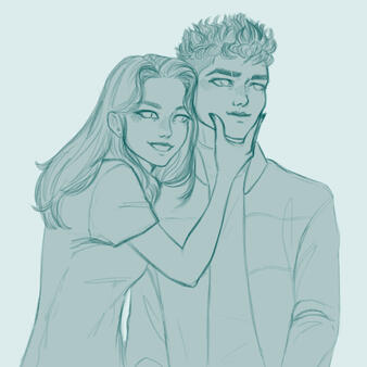 Couple clean sketch